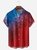 Independence Day Flag Chest Pocket Short Sleeve Shirt