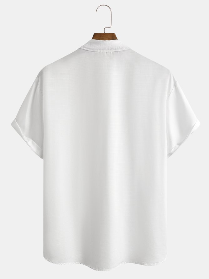 Coconut Tree Short Sleeve Resort Shirt