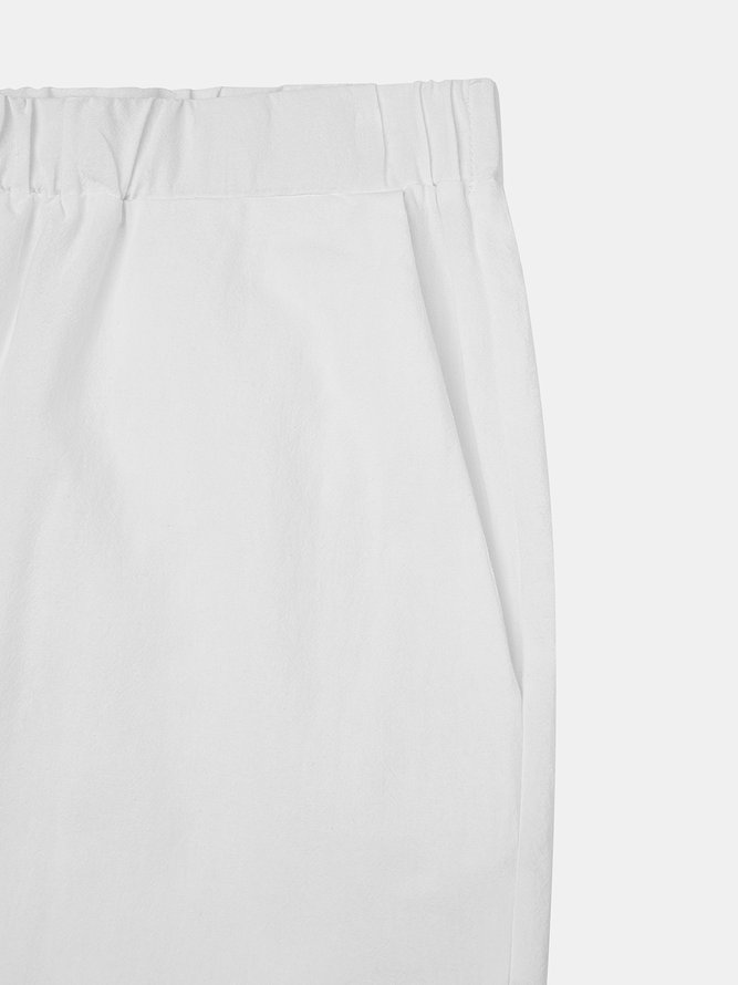 Tropical Cotton Bermuda Shorts