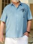 Big Size Coconut Tree Short Sleeve Resort Shirt