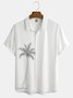 Coconut Tree Short Sleeve Resort Shirt