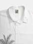 Coconut Tree Short Sleeve Resort Shirt
