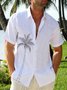 Coconut Tree Short Sleeve Resort Shirt