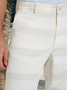 Striped Casual Bermuda Shorts
